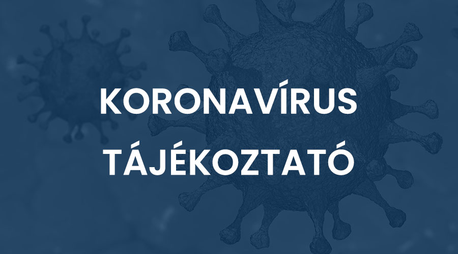 Koronavírus tájékoztató