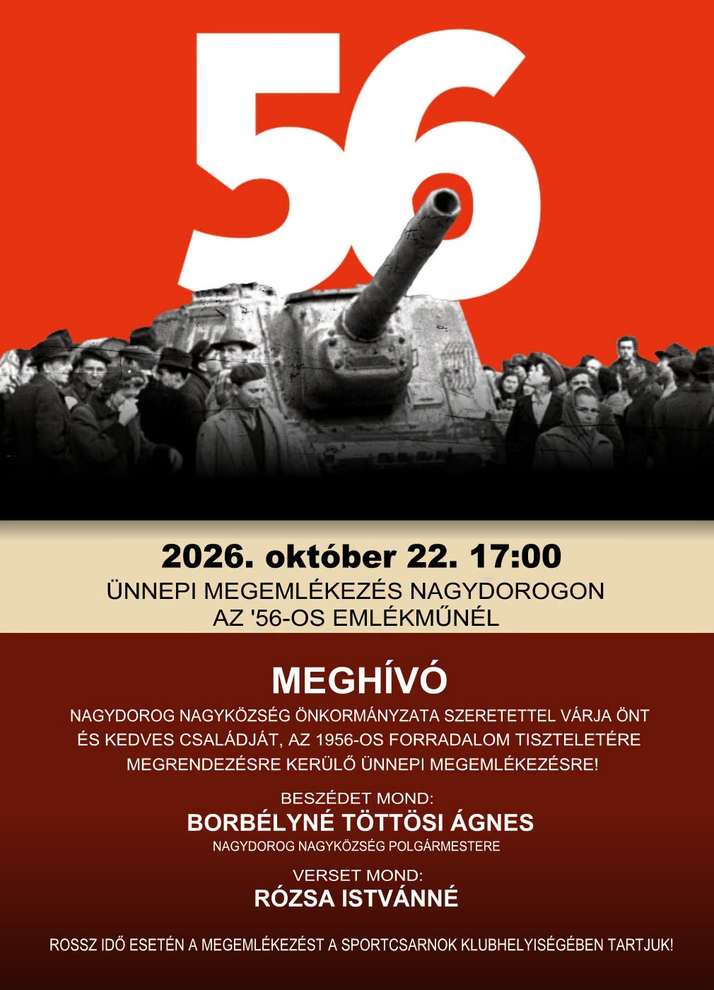 1956-os forradalom megemlékezés