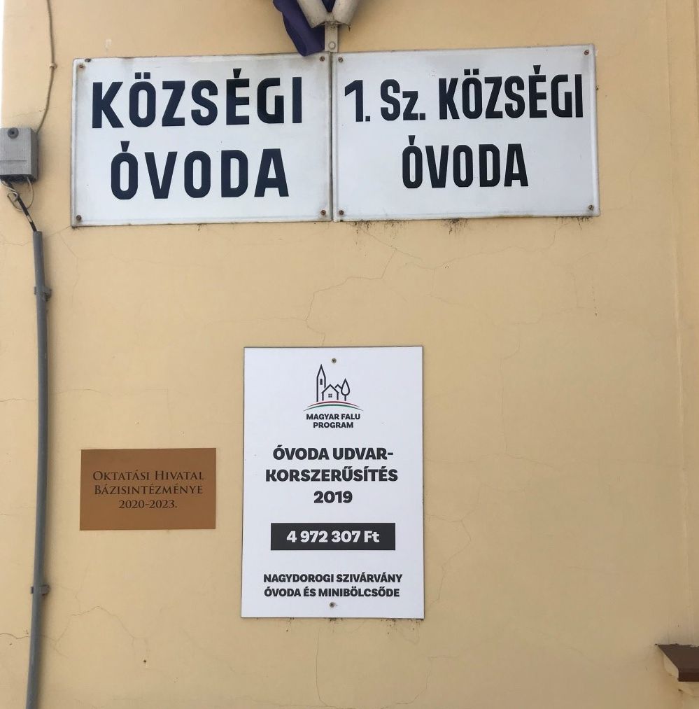 Óvodaudvar korszerűsítése